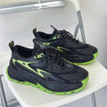 Thick-soled Daddy Shoes Sports Low-top Outdoor Solid Color Artificial Leather