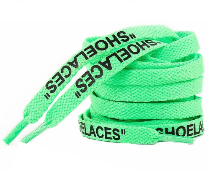 3 pairs of letter laces