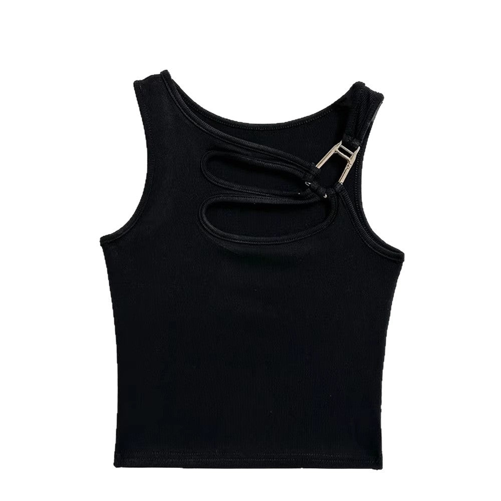 Summer Outerwear Sweet  Sexy Girl Style Sleeveless Inner Top