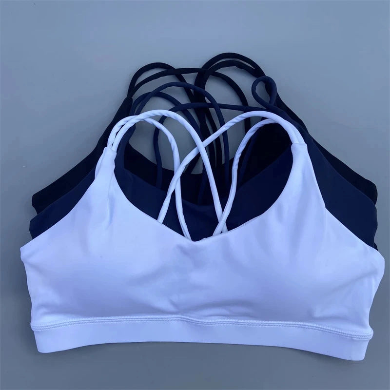 Nude-feel Fitness Shockproof Tight-fitting Quick-drying Sports Bra