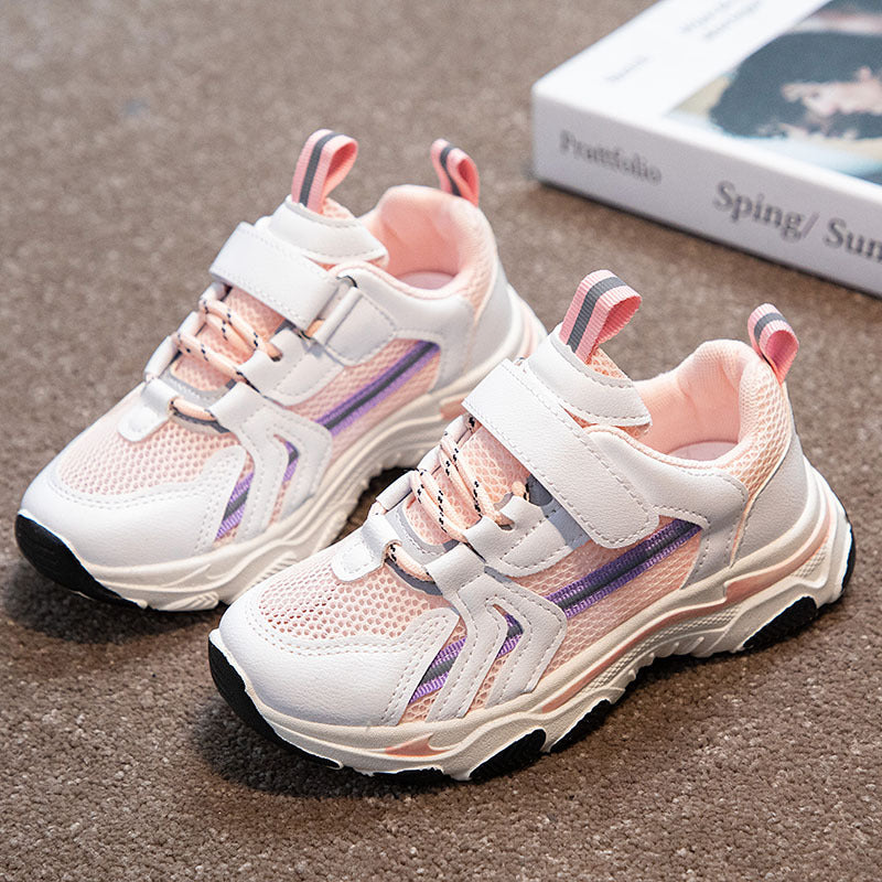 Boys' Sports Shoes Spring And Autumn New Mesh Breathable Boys Soft Bottom Children's Children's Casual Net Shoes