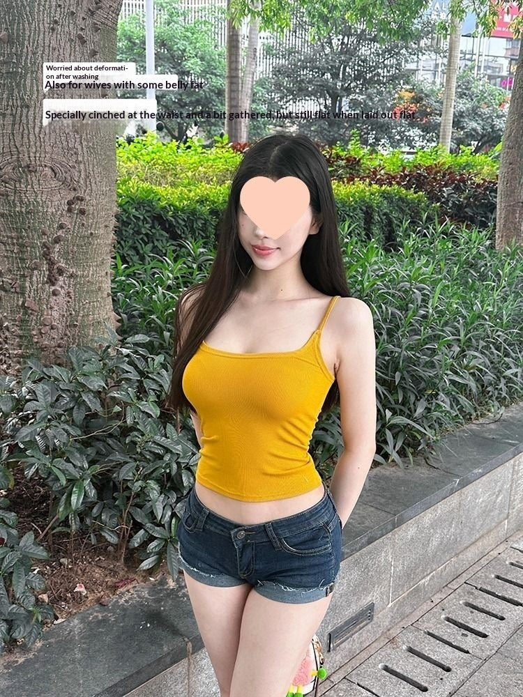 Stylish Slim Fit Camisole For Layering Or Wearing Alone