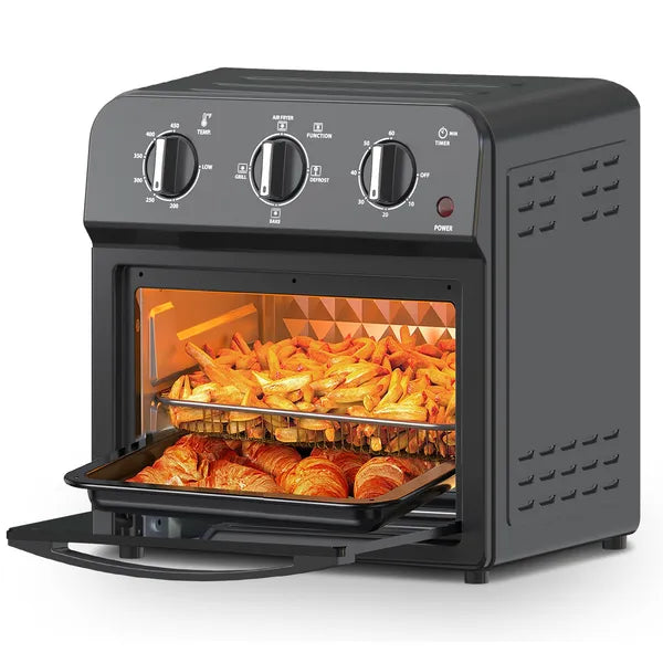 Family Size Air Fryer Toaster Oven Combo,13QT,360° Hot Air Circulation