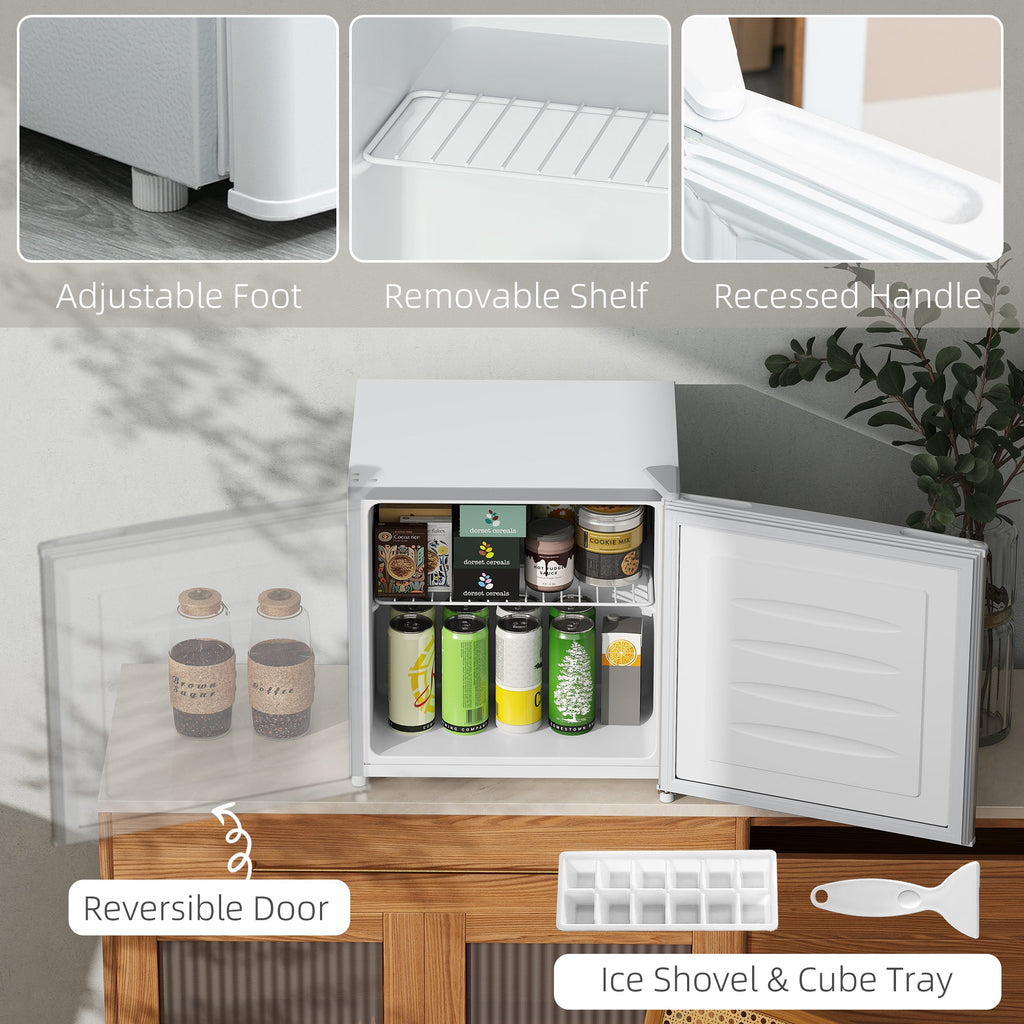 1.1 Cu.Ft Countertop Mini Freezer, Compact Upright Freezer with