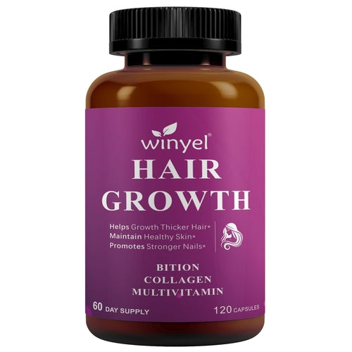 Hair Growth Vitamins Containing 1,000 Mcg Ofbiotin, Collagen, Saw