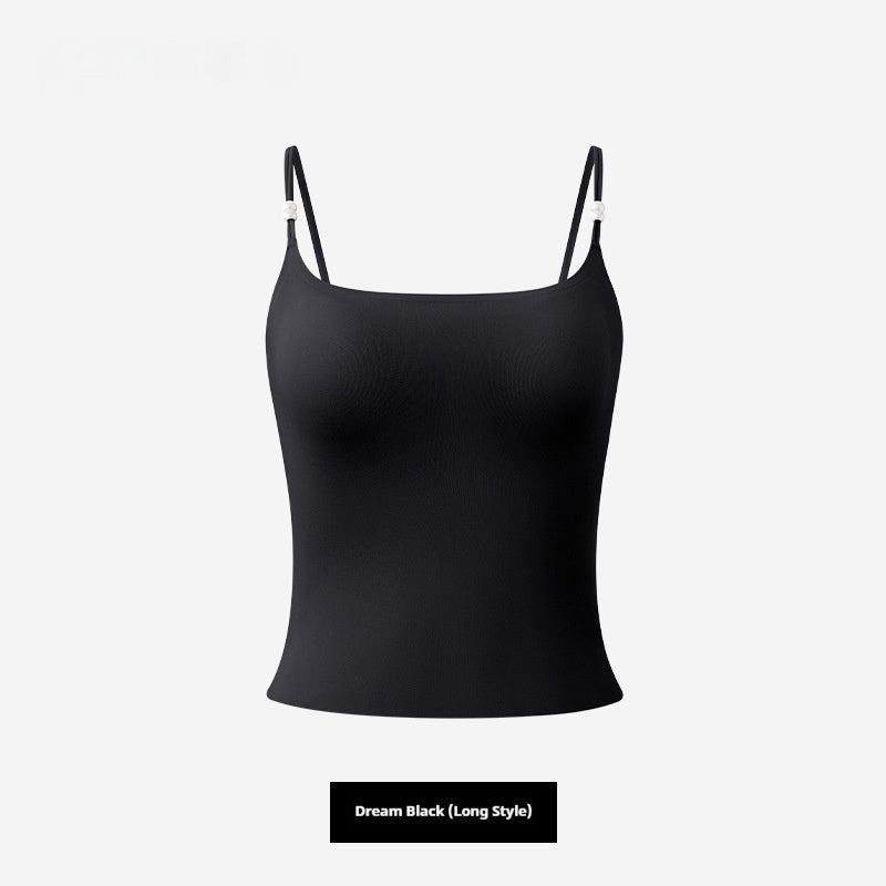 Womens One-piece Bralette With Built-in Cups And Strapsno Bra Required