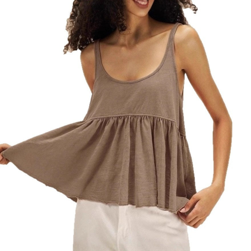 Spring And Summer Hot-selling Spliced Camisole Top