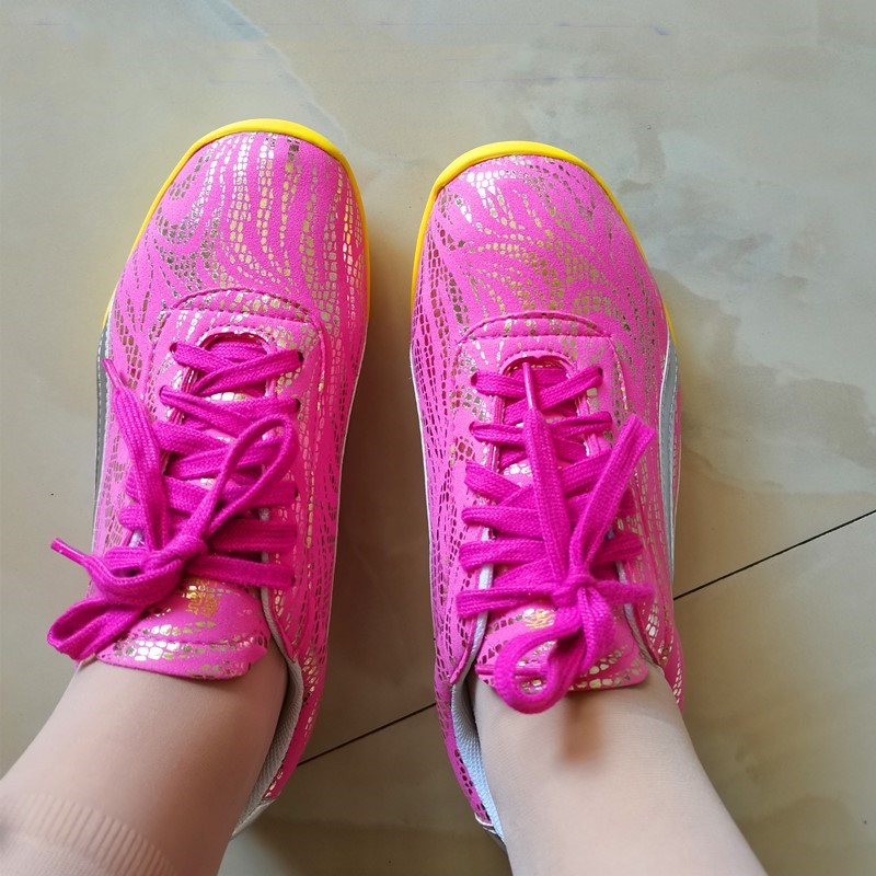 Children's Martial Arts Kung Fu Shoes Dazzle Flower Leather Tai Chi Shoes