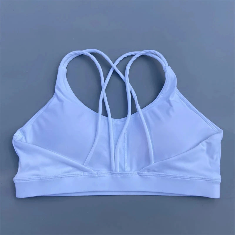 Nude-feel Fitness Shockproof Tight-fitting Quick-drying Sports Bra