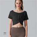 Women's Knotted Pilates Short-Sleeve T-Shirt