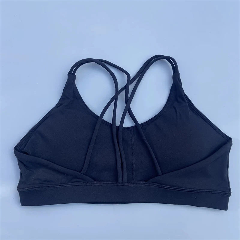 Nude-feel Fitness Shockproof Tight-fitting Quick-drying Sports Bra