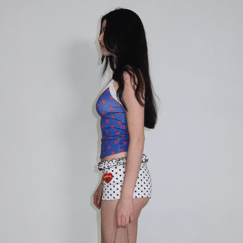 European And American Slim-fit Tops Vests And Camisoles