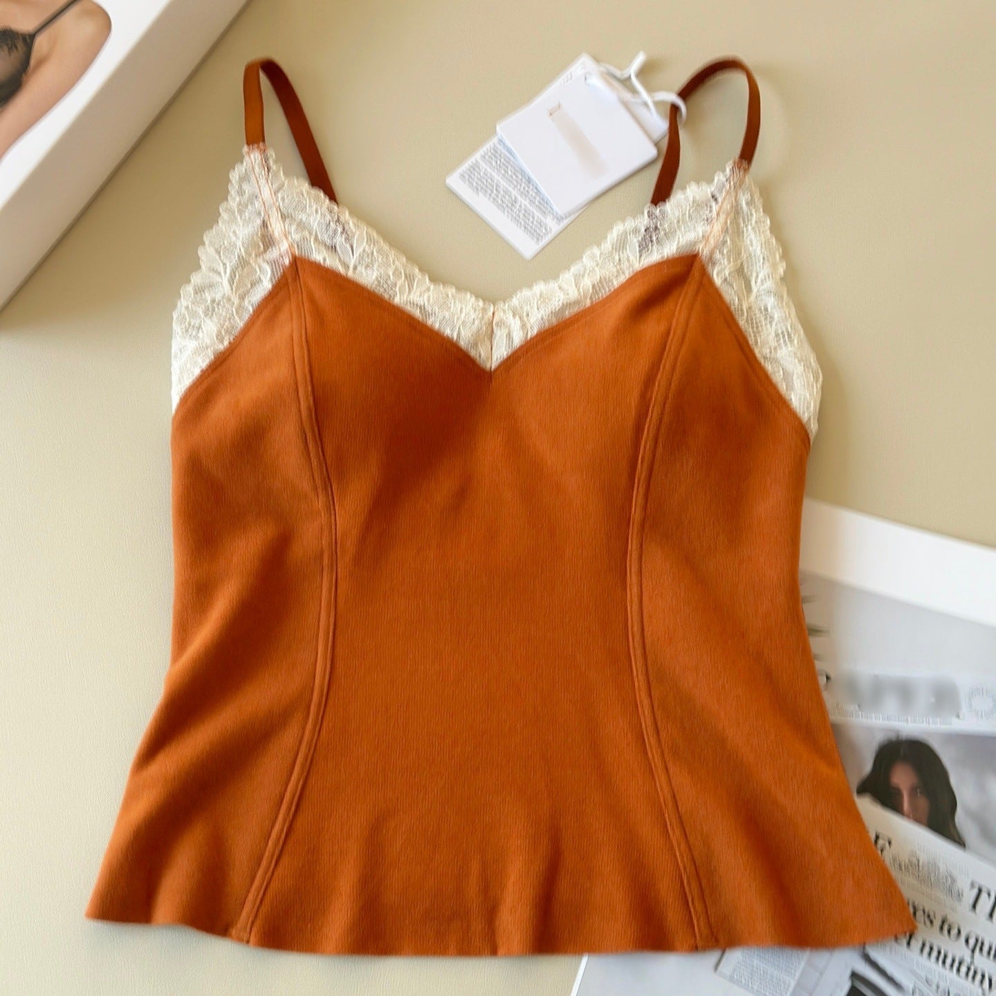 Thickened Lace Sexy One-Piece Lingerie Beautiful Back French-style Sexy V-neck