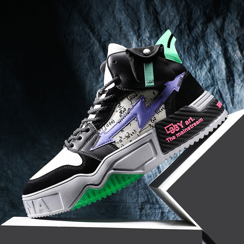 High-top Shoes Trend All-match Sports Casual Shoes