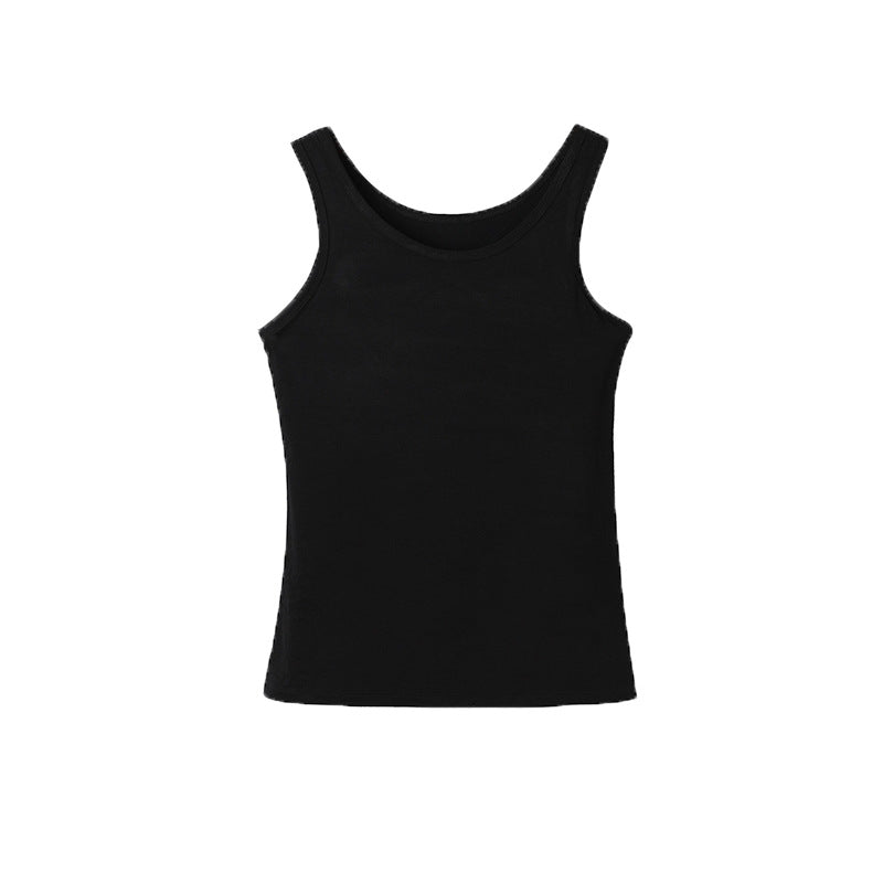 Bright Red Camisole Womens Base-Layer Tank Top Thin Style