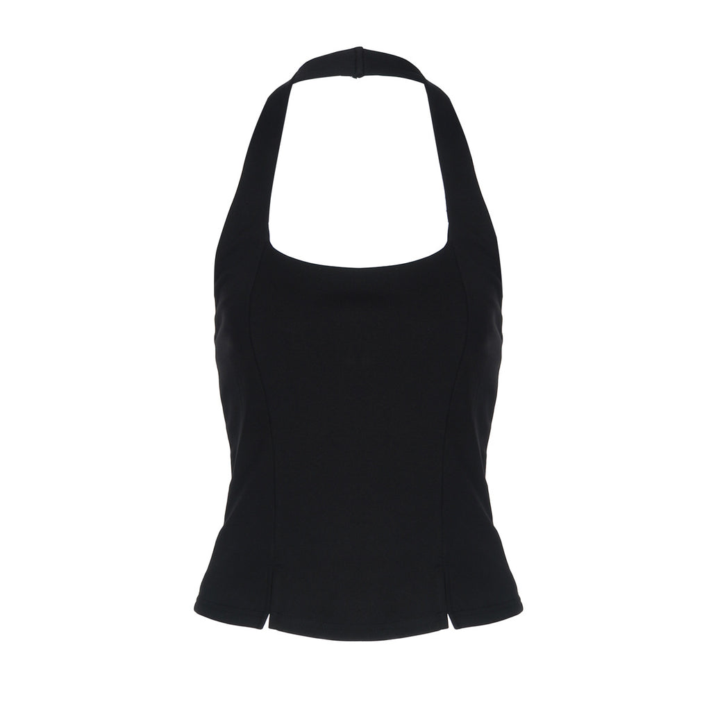 Women's Backless Halter Neck Bodycon Camisole Top