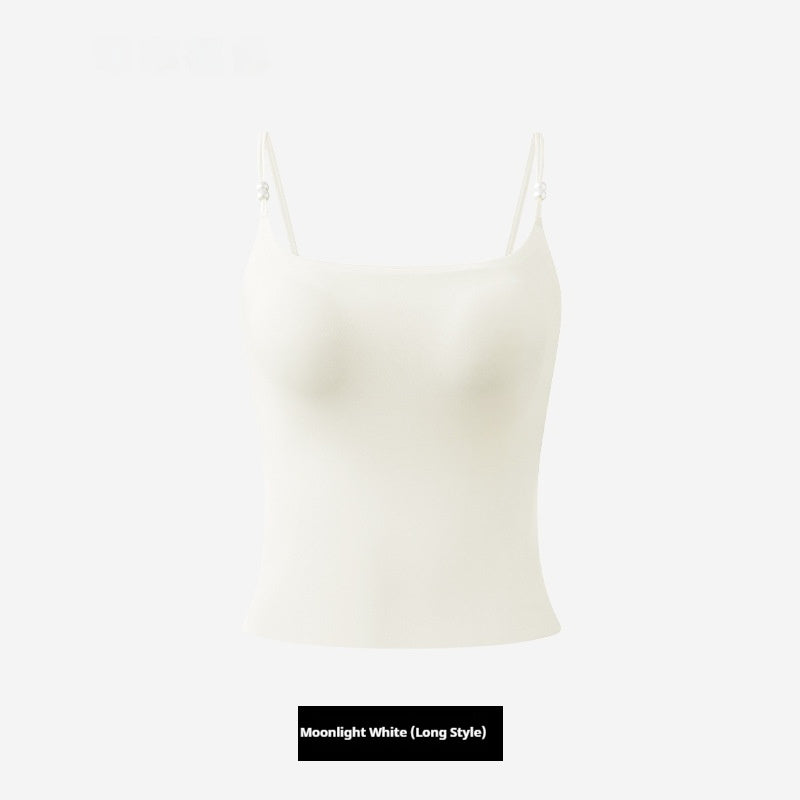 Womens One-piece Bralette With Built-in Cups And Strapsno Bra Required