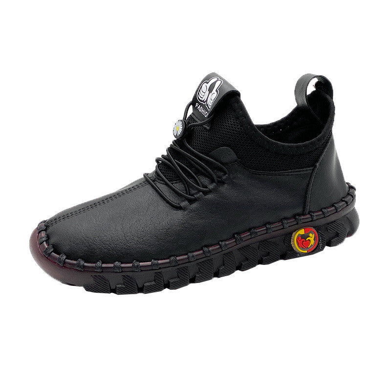 Women's Genuine Leather Oxford Soft Sole Comfortable Outdoor Walking Shoes