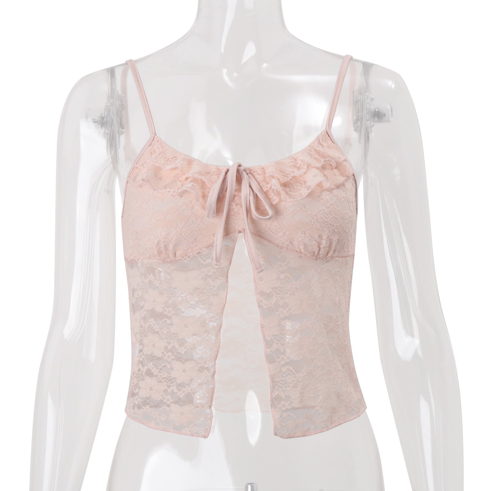 Fashionable Lace-trimmed Camisole Top For Women
