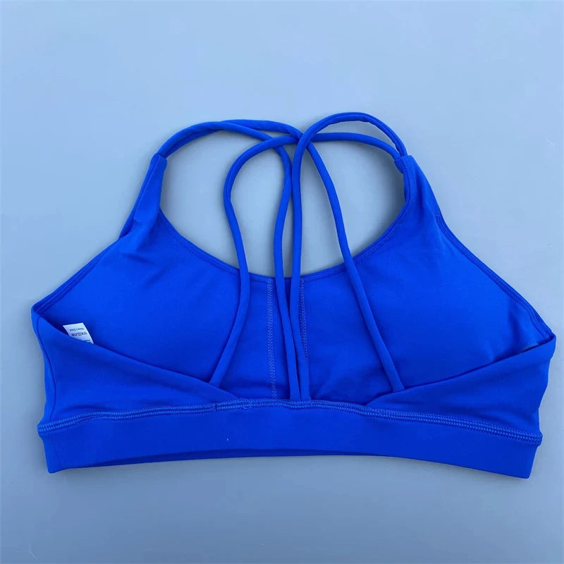 Nude-feel Fitness Shockproof Tight-fitting Quick-drying Sports Bra