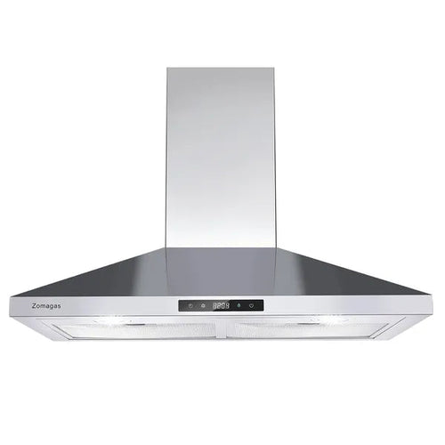 30 Inch Range Hood Wall Mounted 450 CFM Touch Panel Kitchen Stainless