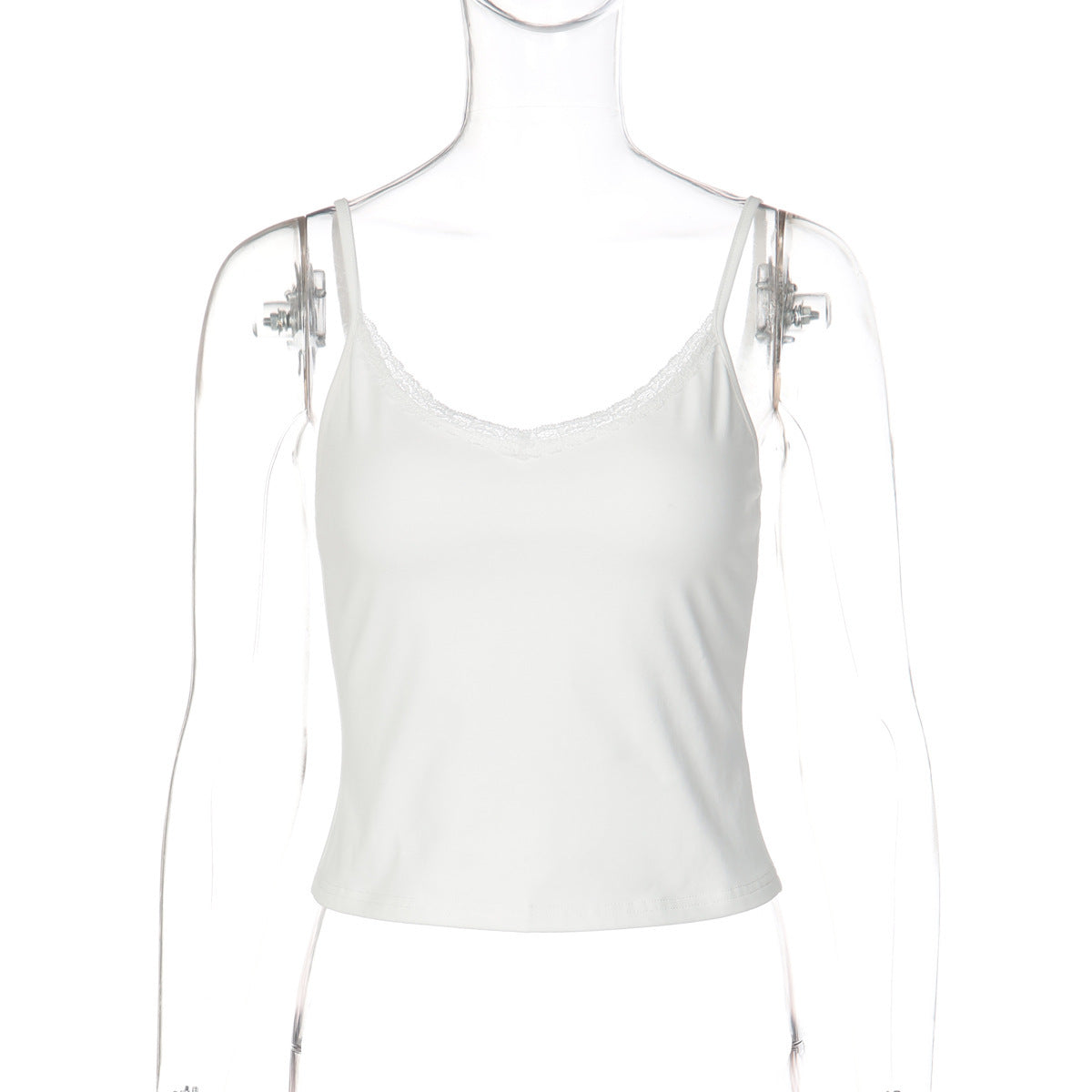 Inner-wear Or Outer-wear Slimming Lace-trimmed Camisole