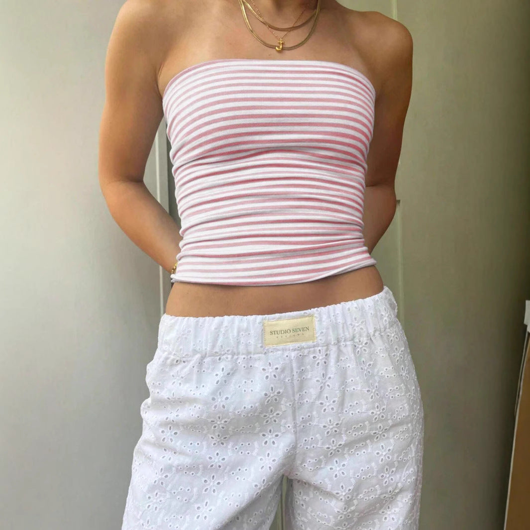 Women's Sexy Slim-Fit Striped Tank Top
