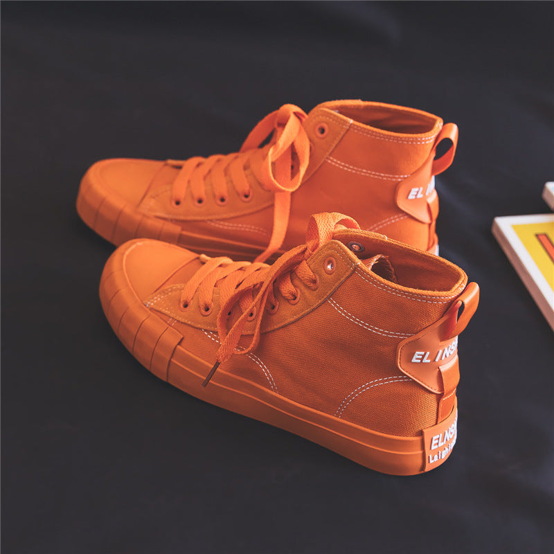 Women's Fashion Simple High-top Canvas Shoes
