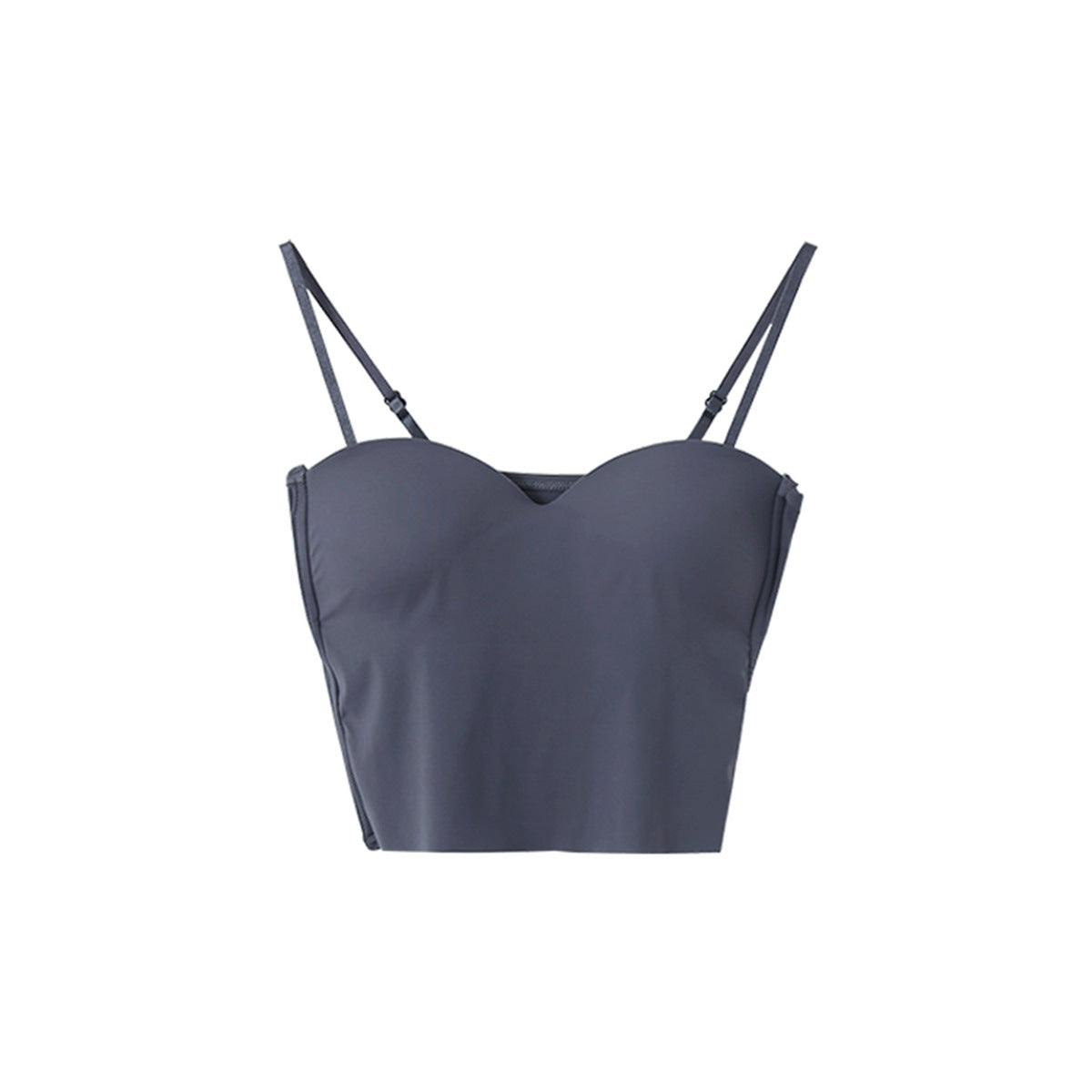 Ice-silk Seamless Camisole With Chest Pads Figure-flattering Outerwear