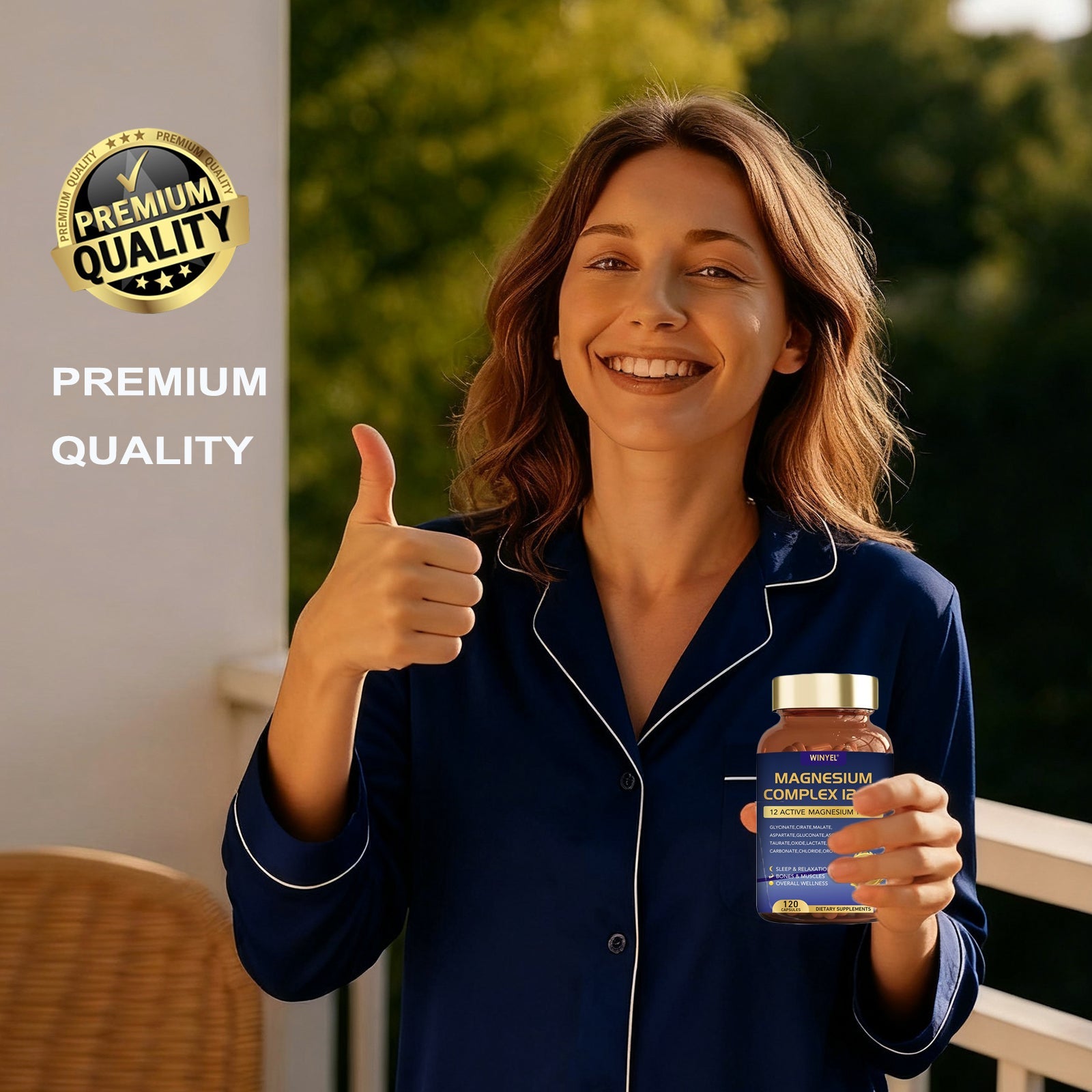 WINYEL Magnesium Complex 700mg 12 In 1 Magnesium Supplement With