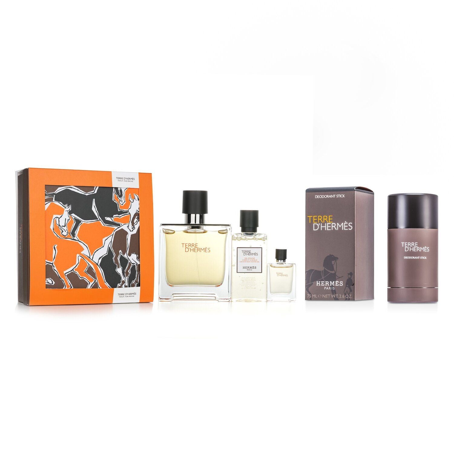 HERMES - Hermes Terre D'Hermes Pure Set + Terre D'Hermes Deodorant