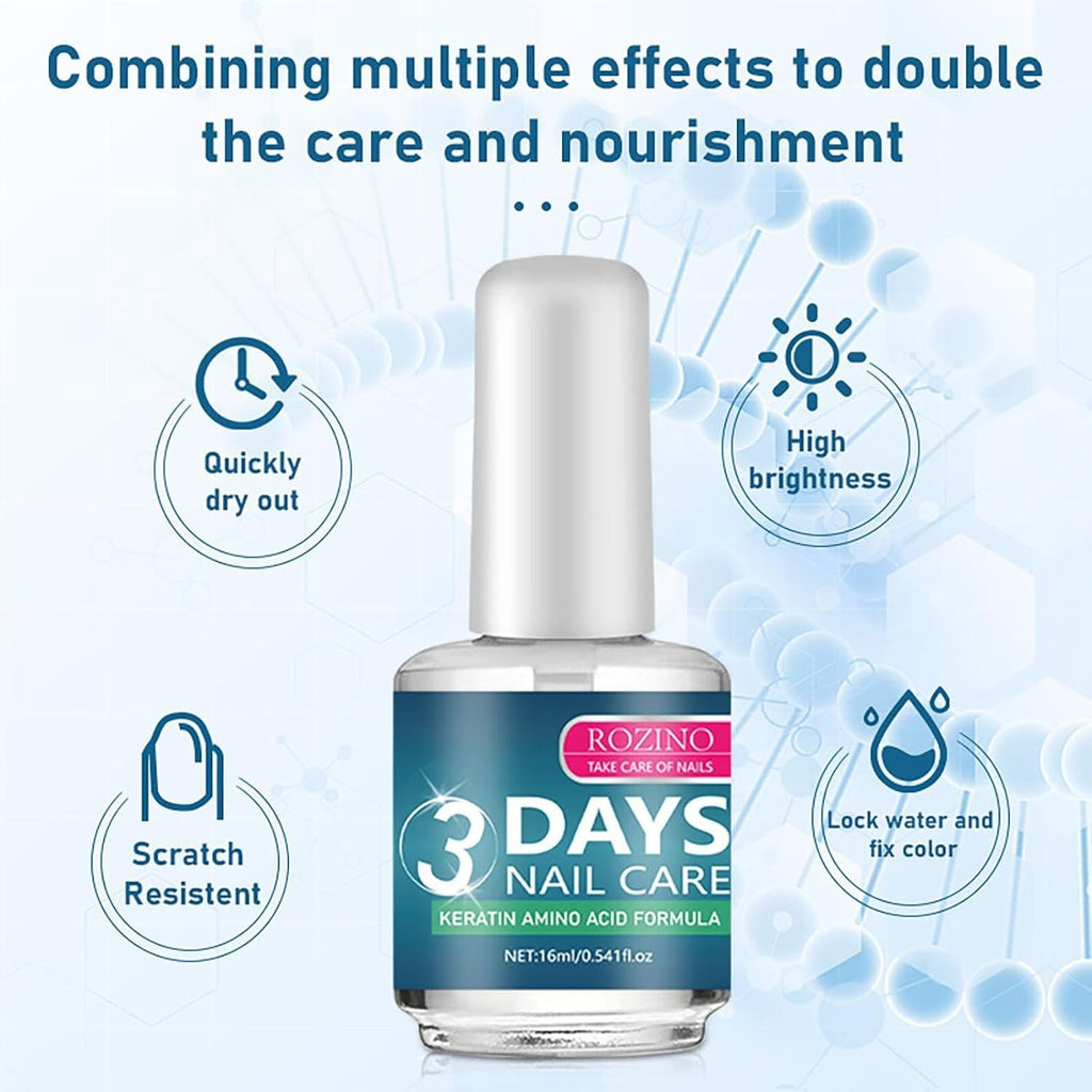 3 Days Nail Care Formula with Keratin Amino Acid & Aloe for Superior