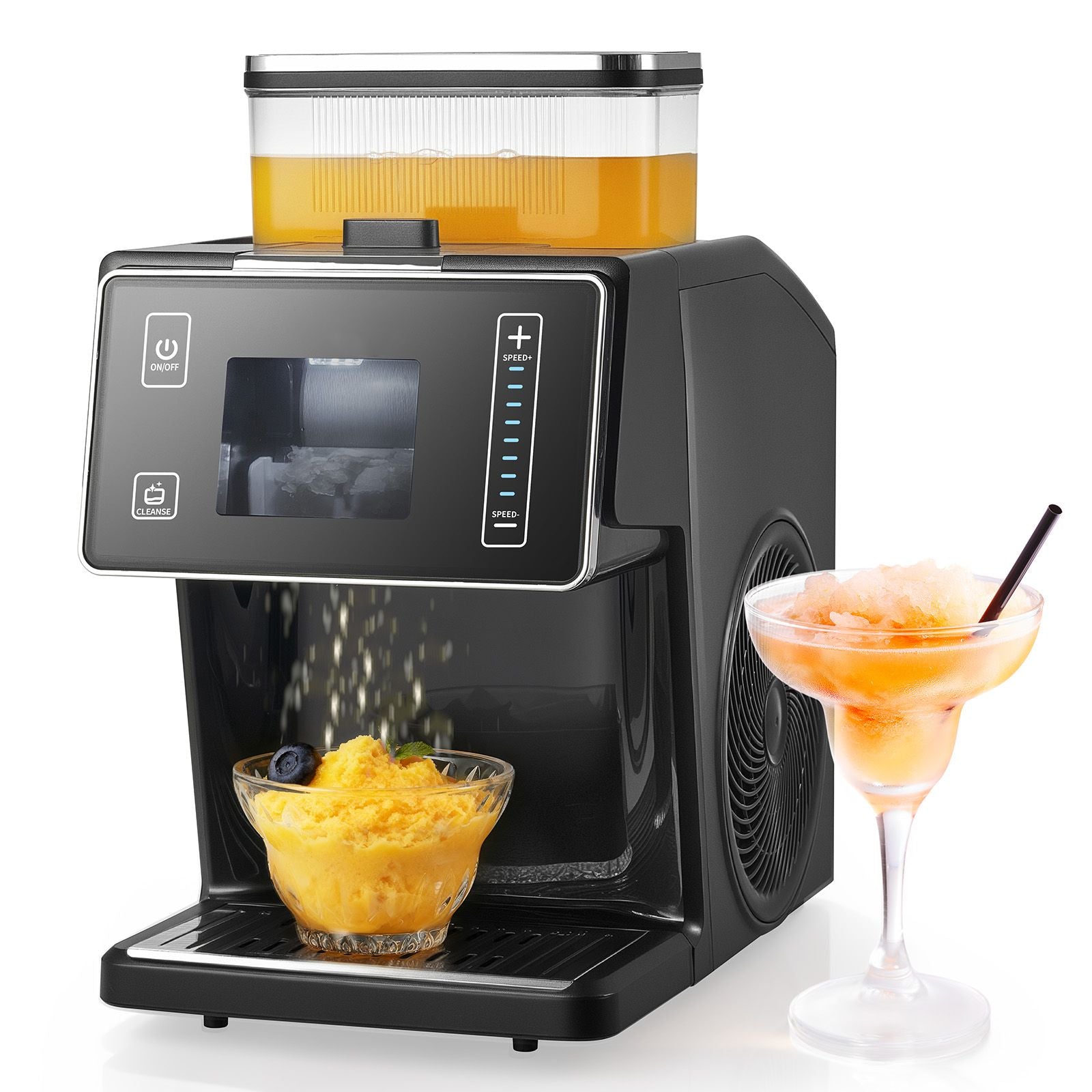 Snowflake Ice Machine, 44LBS/24H Snowflake Ice Maker, Ice-Shaver