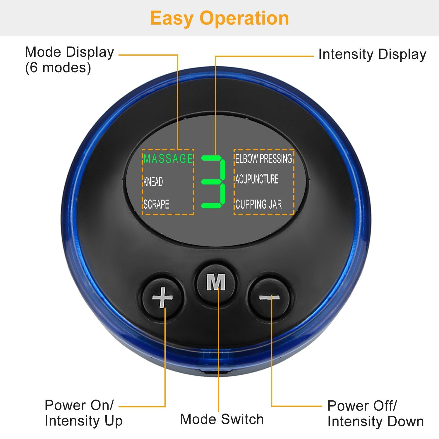 EMS Foot Massage Pad Electric Stimulator Massager Unit Rechargeable