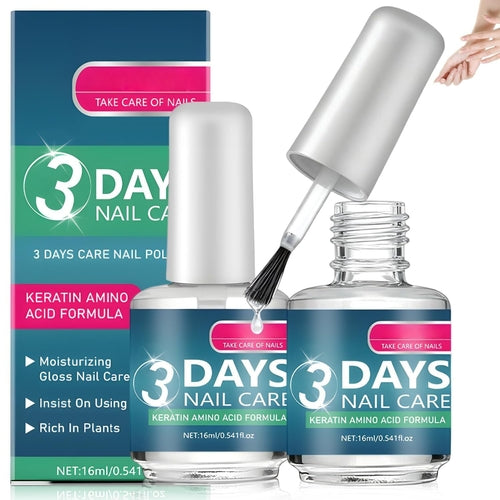 3 Days Nail Care Formula with Keratin Amino Acid & Aloe for Superior