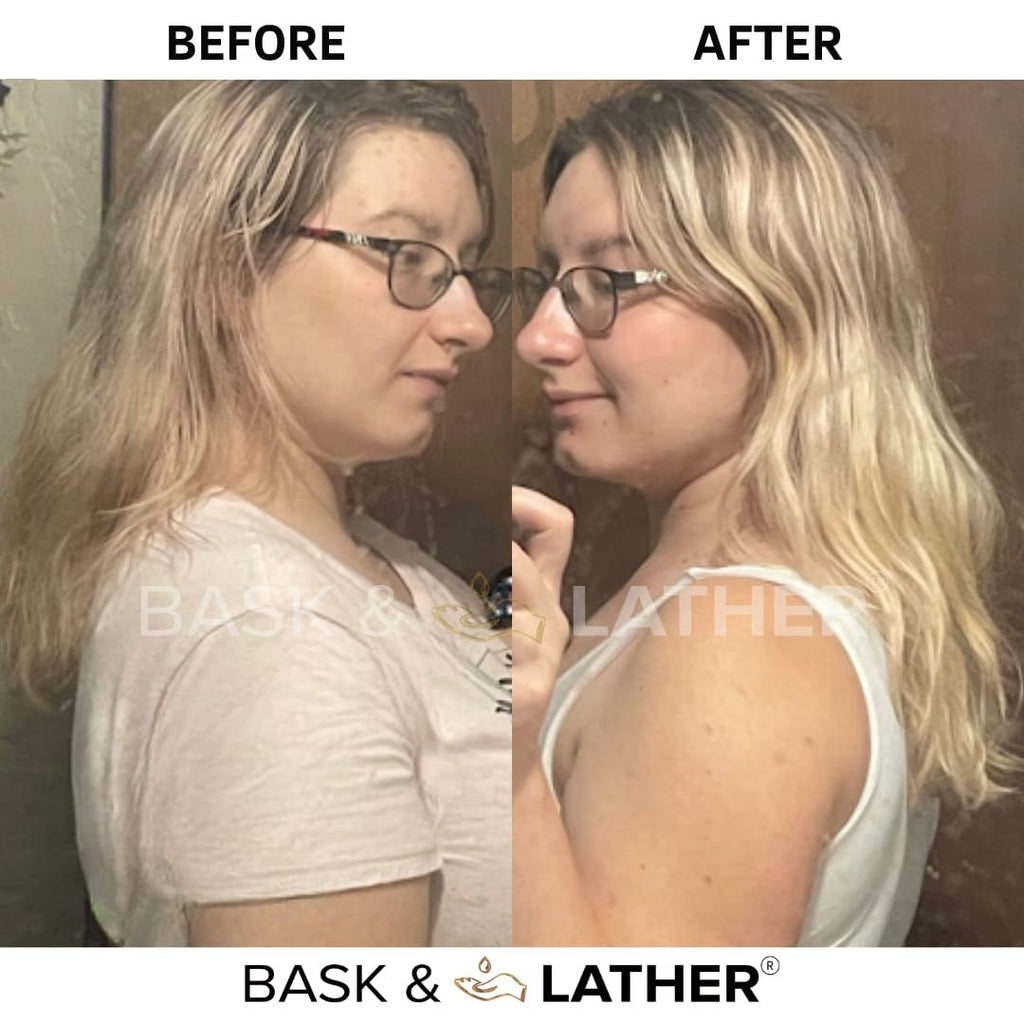 Bask & Lather Scalp Stimulator Hair Growth Oil, Cold Pressed Mint and