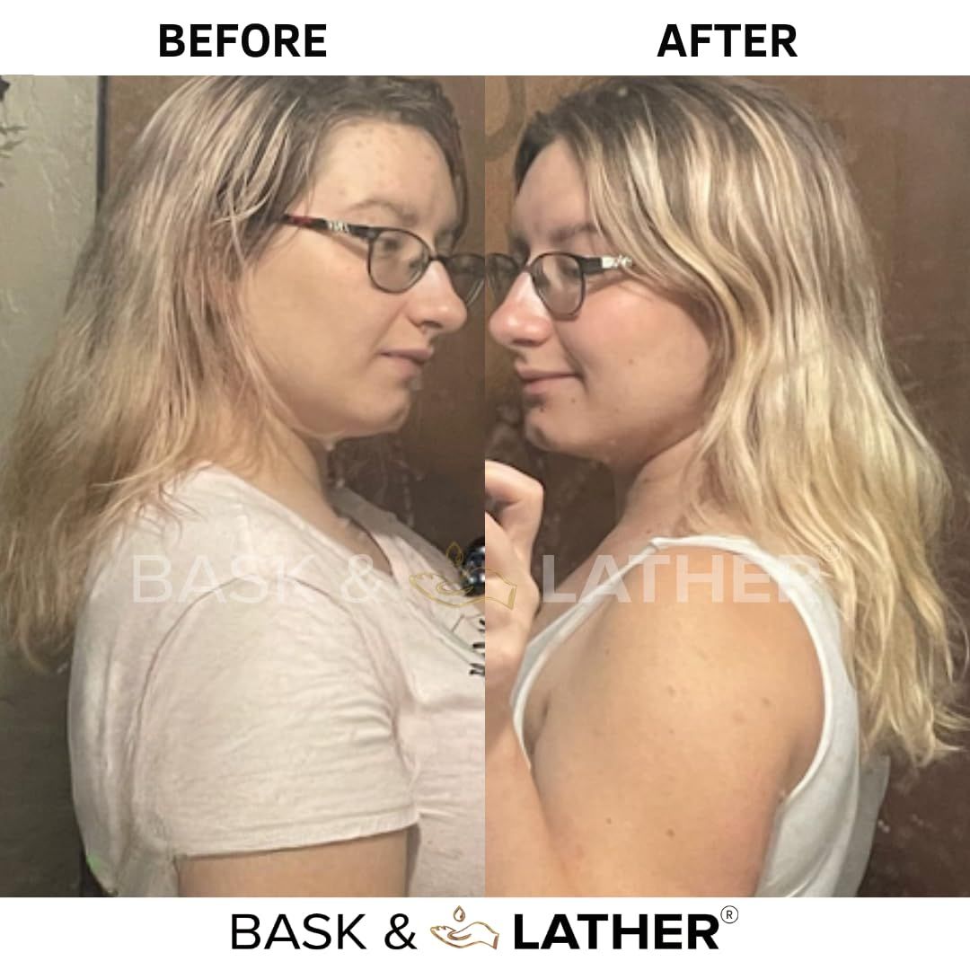 Bask & Lather Scalp Stimulator Hair Growth Oil, Cold Pressed Mint and