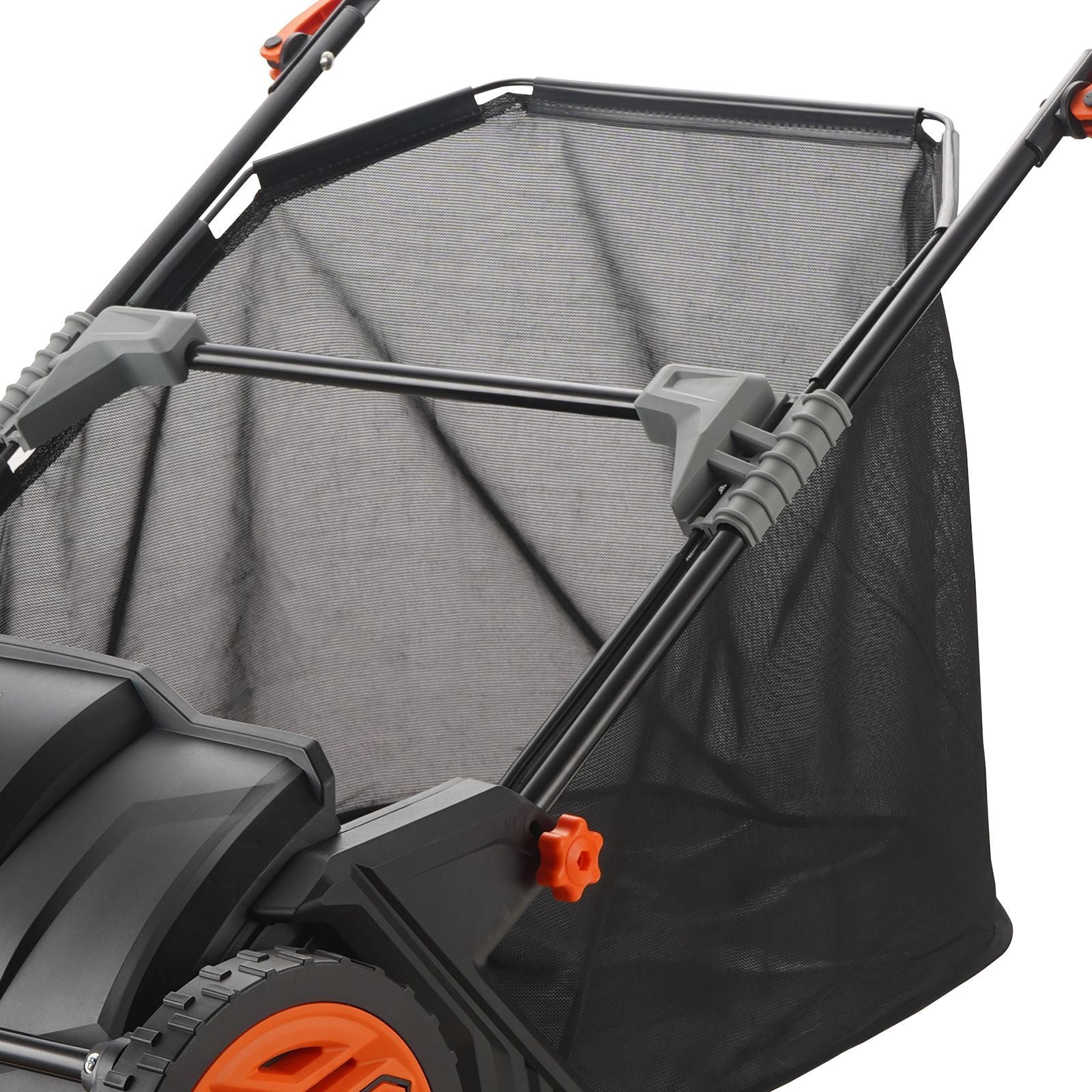 Push Lawn Sweeper, 21inch Leaf & Grass Collector, Strong Plastic