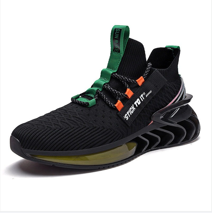 Blade Men's Shoes Summer Net Celebrity Ins Tide Fly Woven Breathable Mesh Shoes Casual Popcorn Sports Coconut Shoes Men