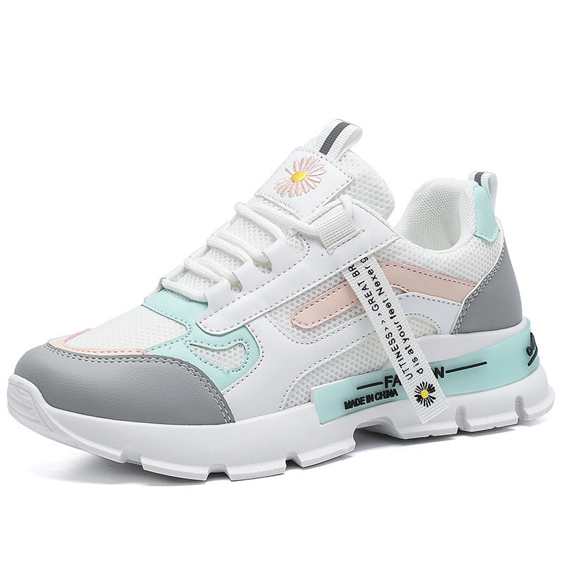 New Spring Women Sneakers Lightweight and Chunky Platform  Fashion Casual  Breathable Vulcanized Shoes