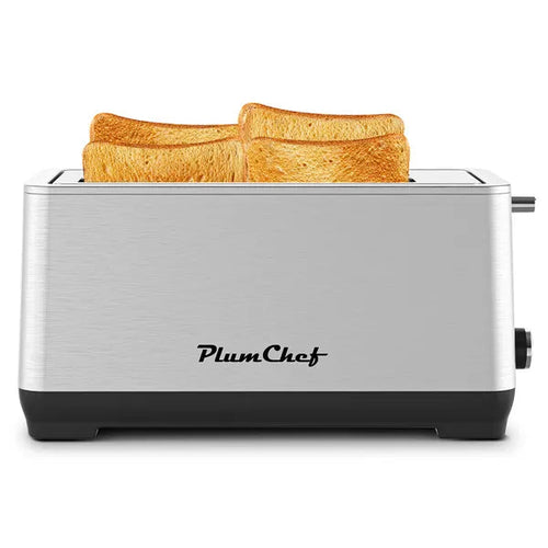 4-Slice Toaster, Extra Wide Long Slot Toaster, 6 Browning Settings,