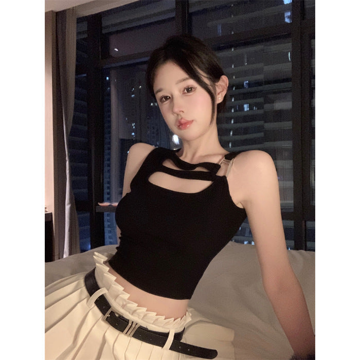 Summer Outerwear Sweet  Sexy Girl Style Sleeveless Inner Top