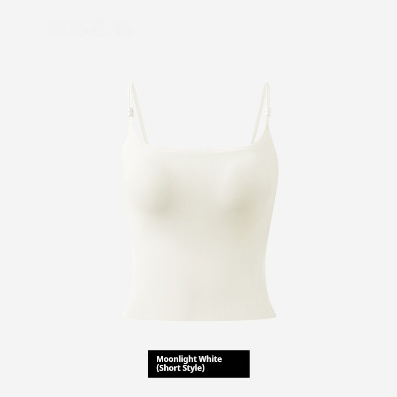 Womens One-piece Bralette With Built-in Cups And Strapsno Bra Required