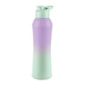 Comet 1L Steel Bottle Purple & Mint Green