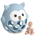 Owl Baby Teether Blue