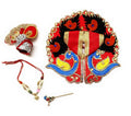 Handmade Laddu Gopal ii Dress Poshak (Pack Of 4) Size 12X8X10 CM Color