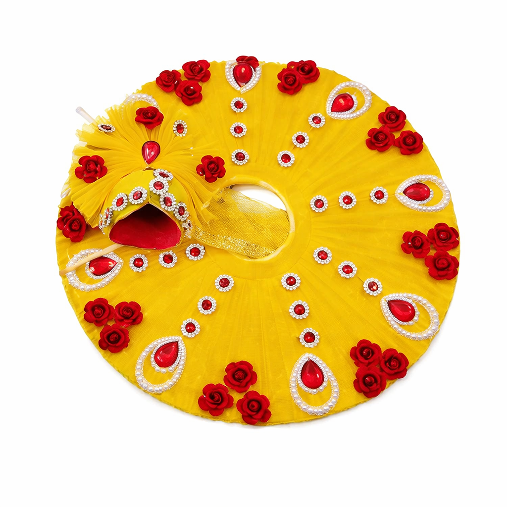 Colorful Krishna Dress for Laddu Gopal Idol