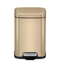 4L Steel Soft Close Pedal Bin Gold