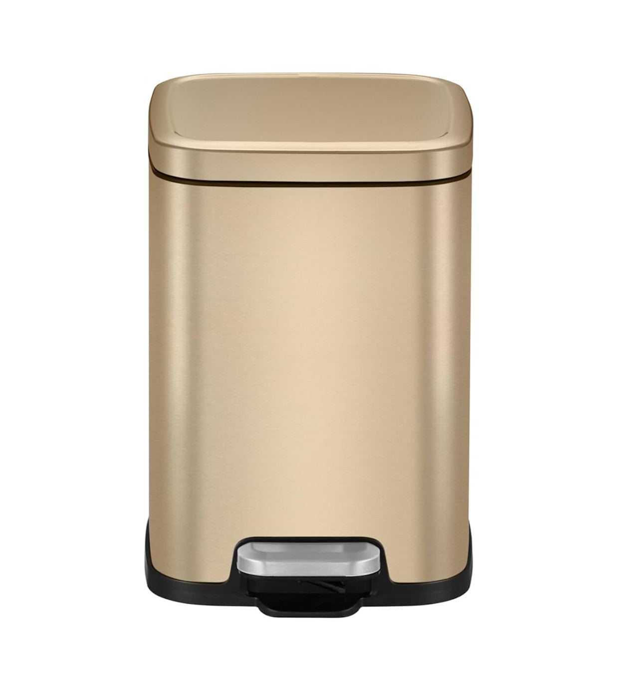 4L Steel Soft Close Pedal Bin Gold