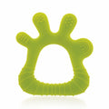 Finger Shape Silicone Teether Green